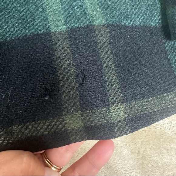 VTG 1950-60s Pure Virgin Wool Pendleton Plaid Coat No Sz Tag See Pics *flaws - Picture 7 of 9